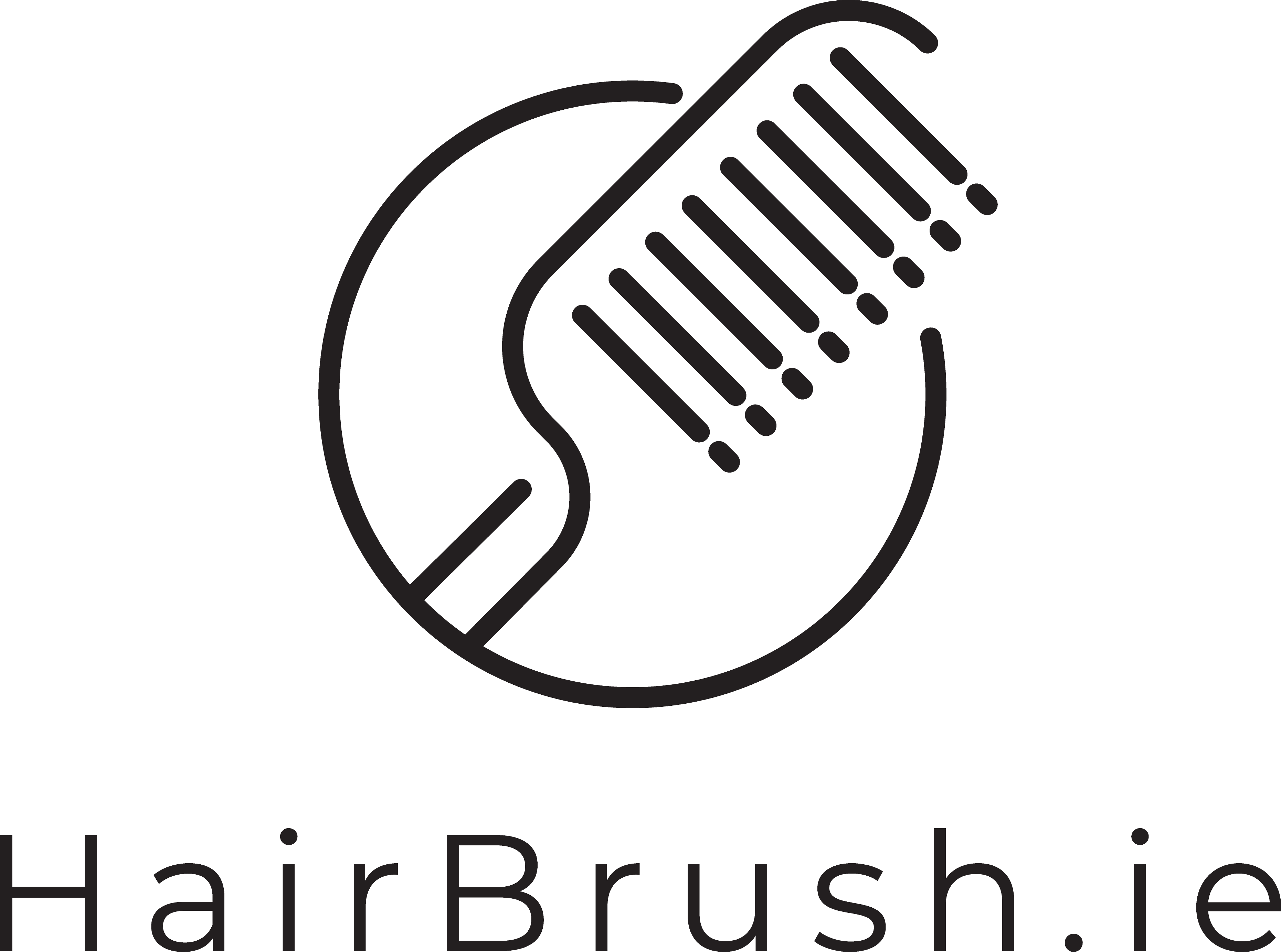 HairBrush.ie Logo Dublin